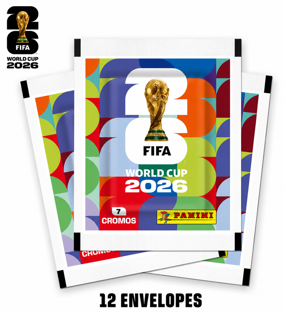 Kit Pacotes de Figurinhas Panini Copa do Mundo FIFA 2026