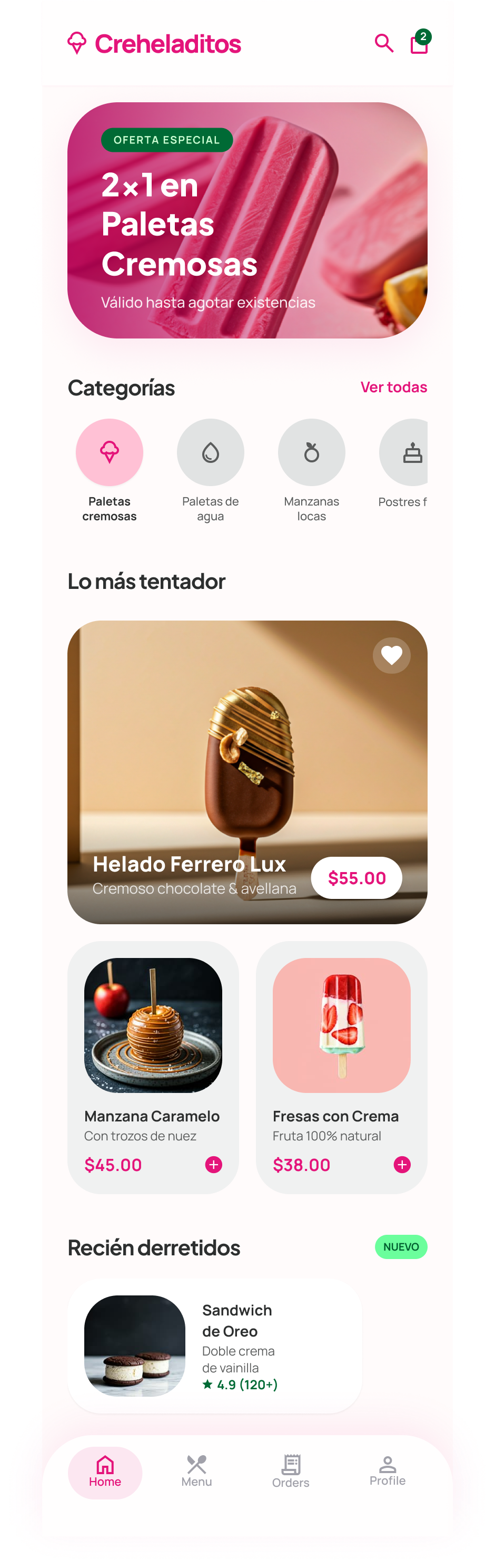Creheladitos