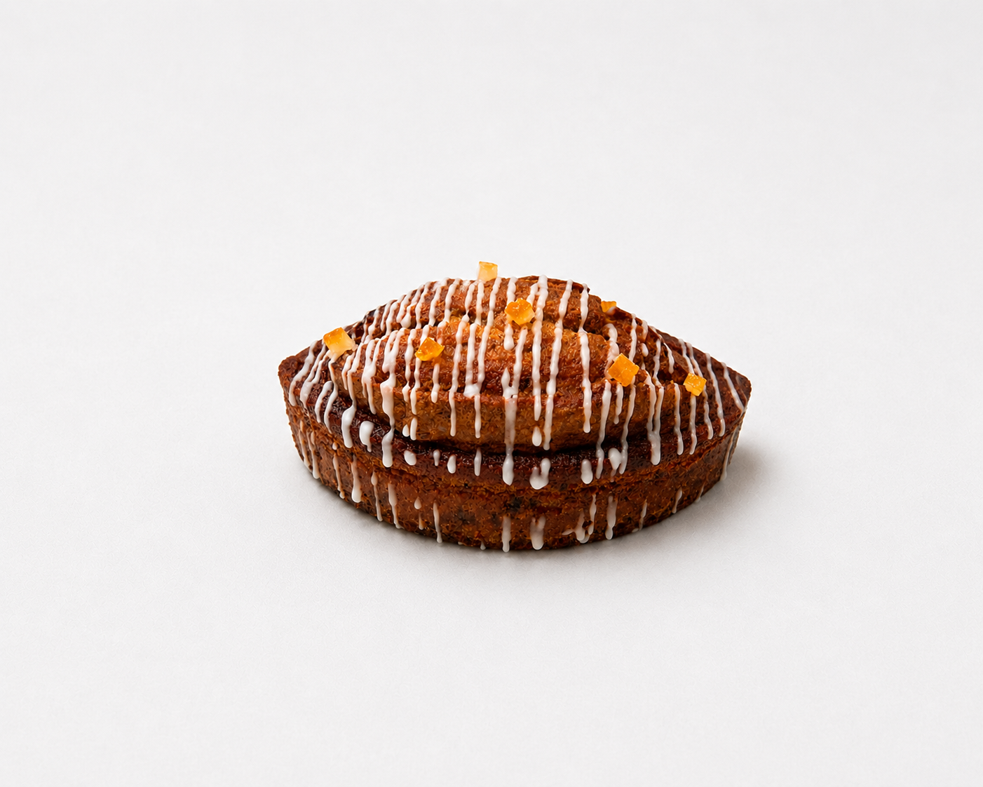 Gâteau de voyage de chocolate negro 70% y naranja
