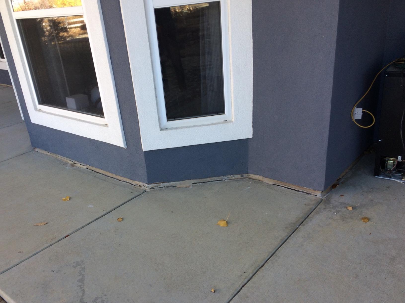 Foundation Joint Sealing - Before