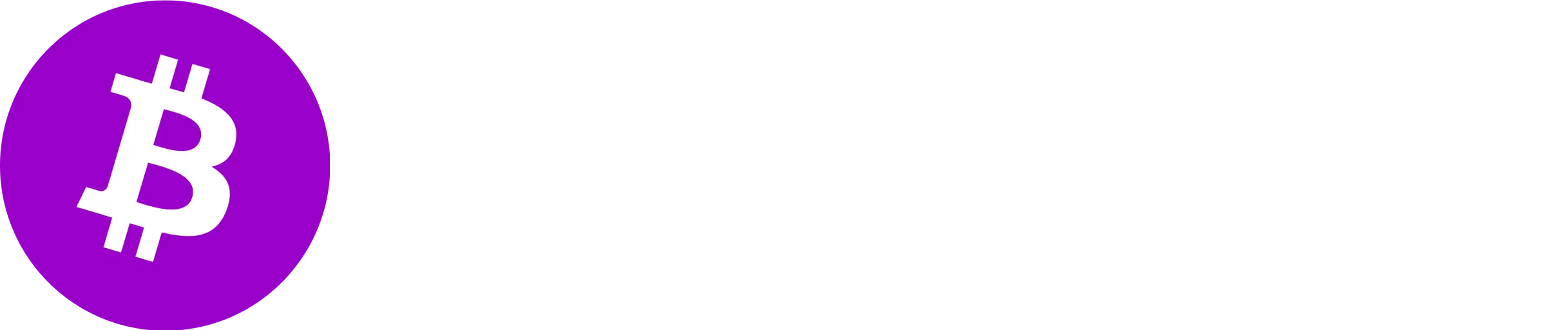 Purple Bitcoin Logo