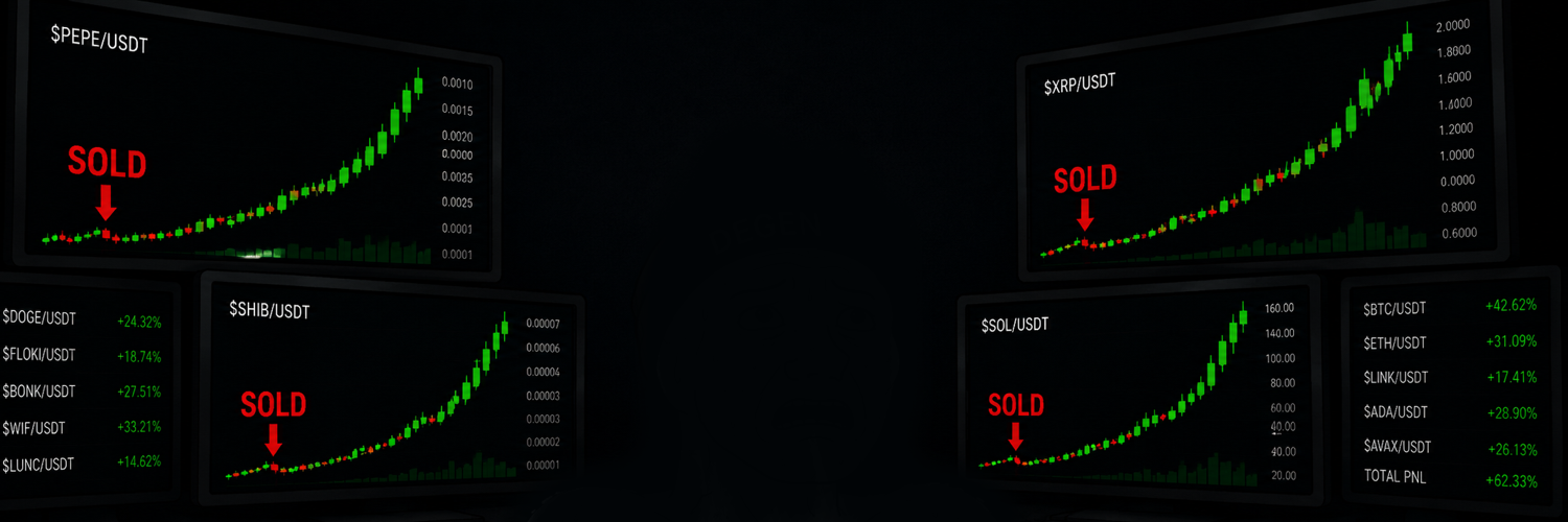 Crypto charts rising after sell points