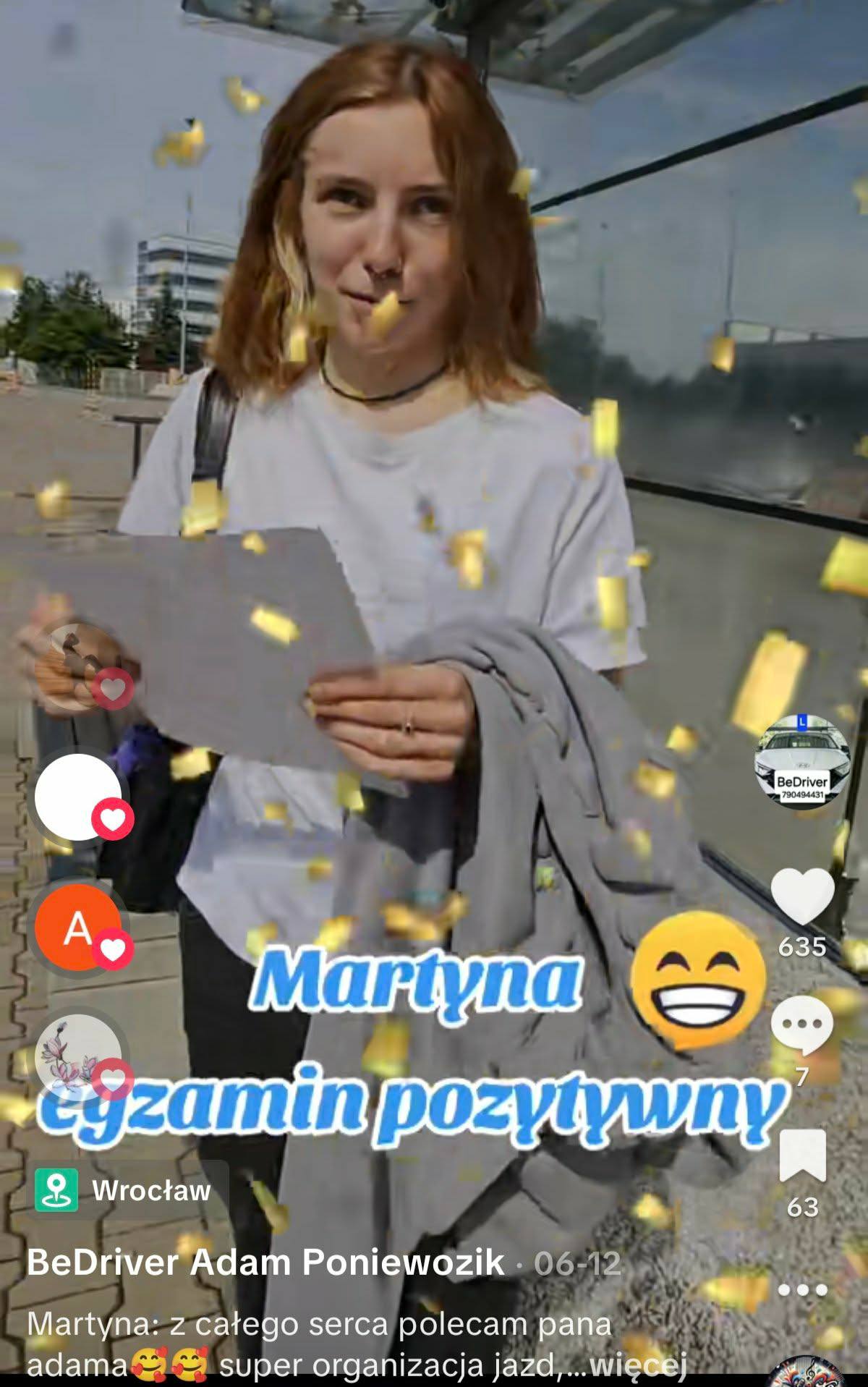 Martyna - egzamin zdany
