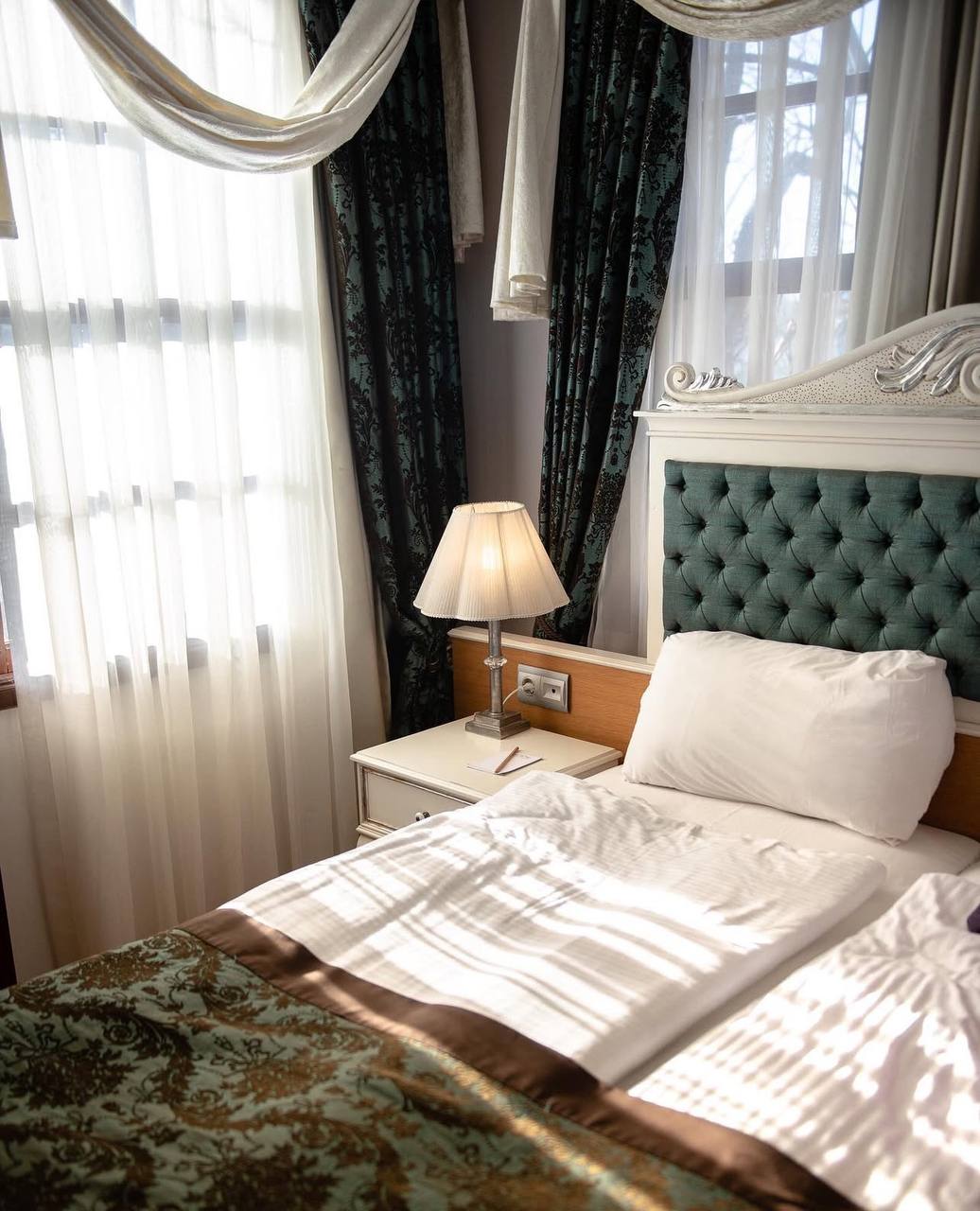 Luxury hotel room interior