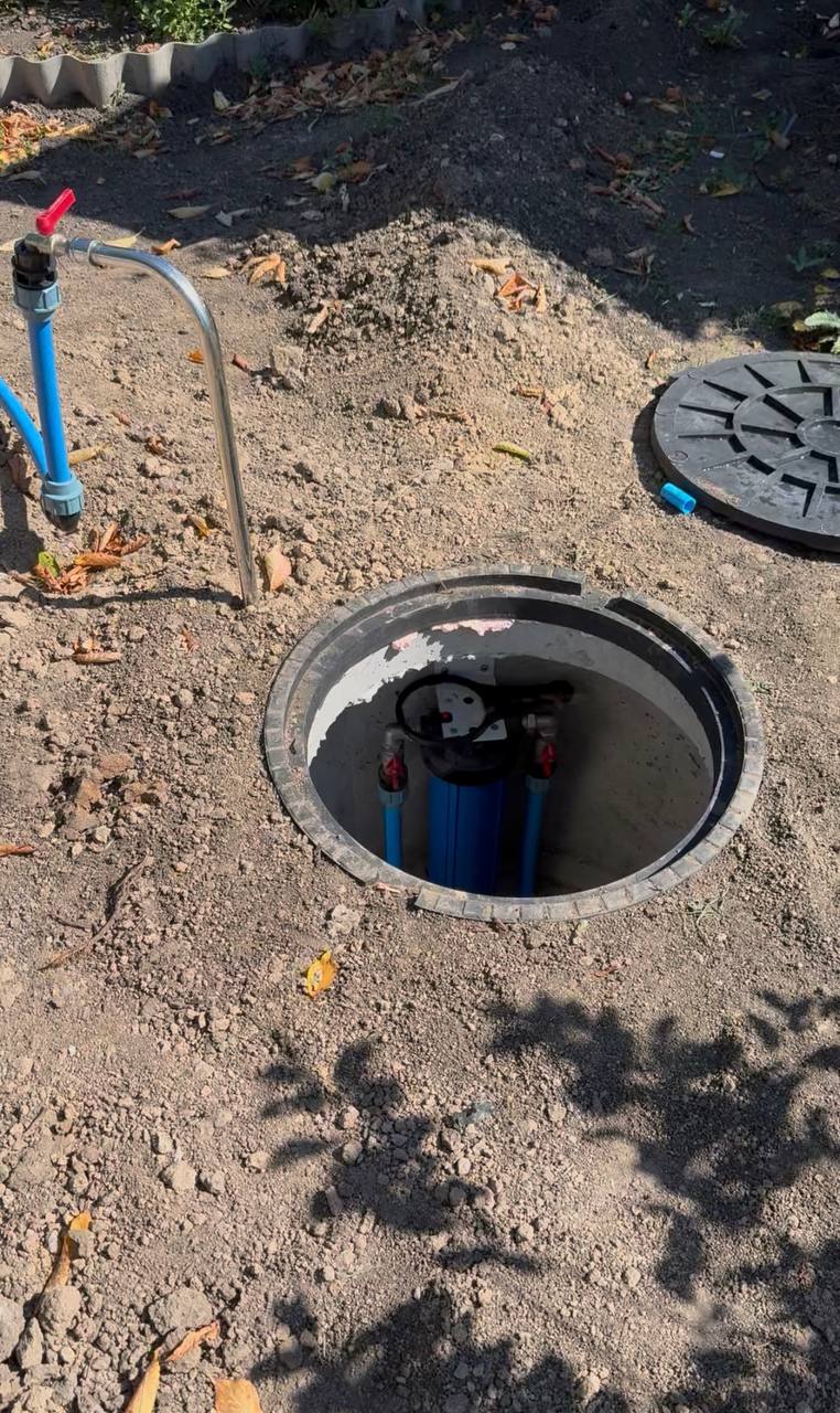 Літня лінія водопостачання з фільтром