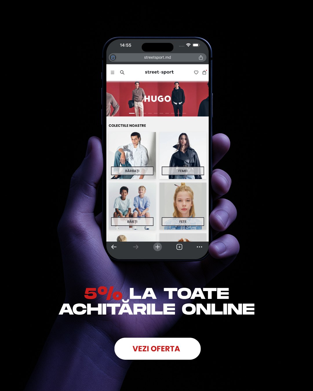 STREET SPORT Website - Collections