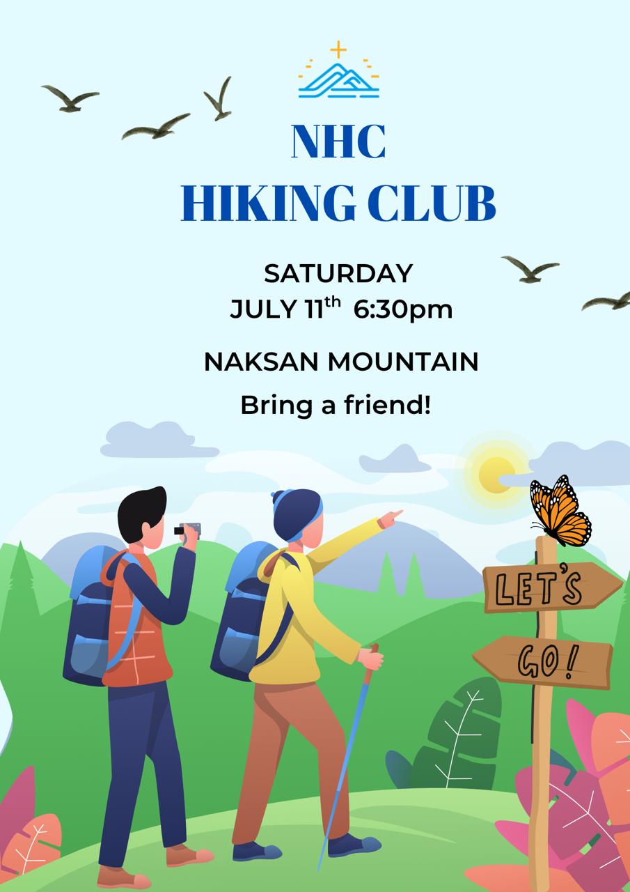 NHC Hiking Club Naksan Mountain event poster
