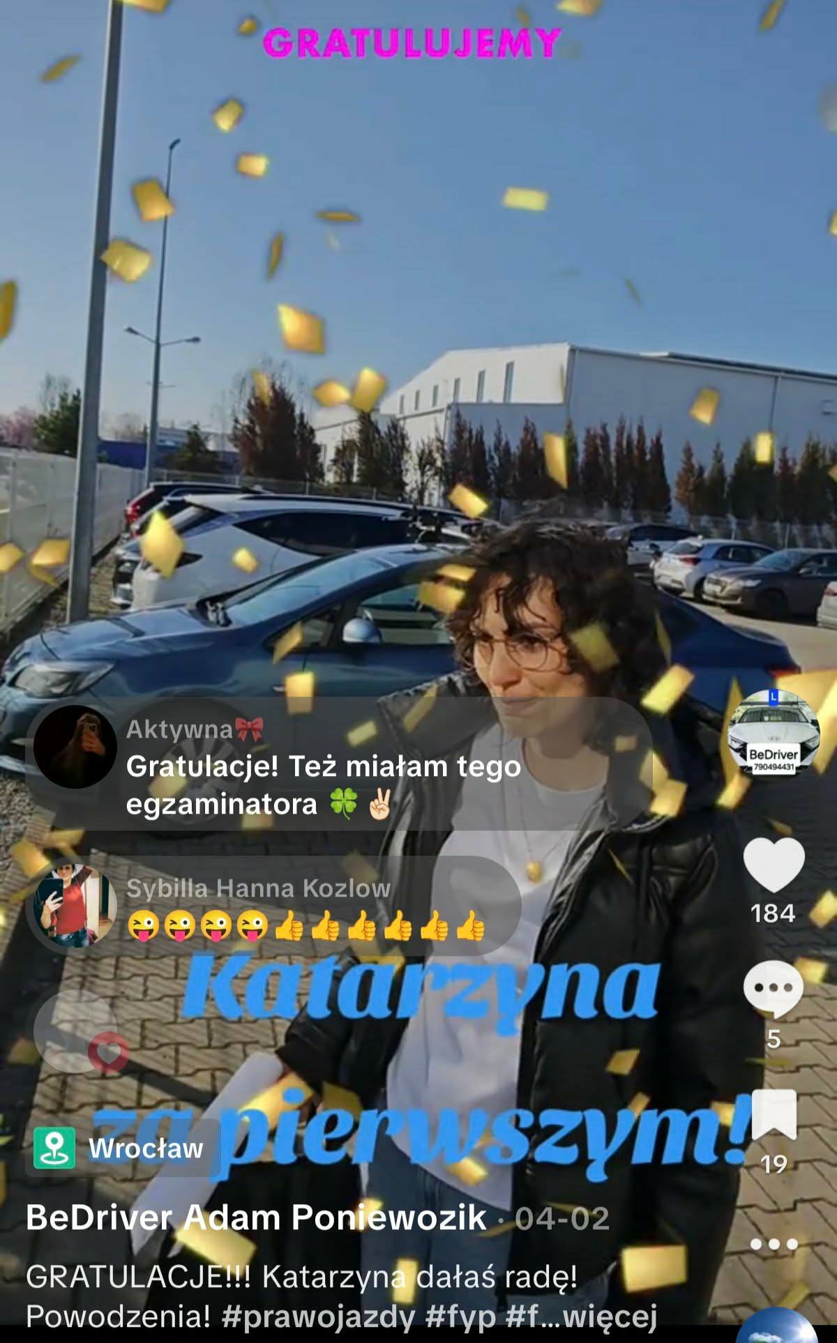 Katarzyna - egzamin zdany
