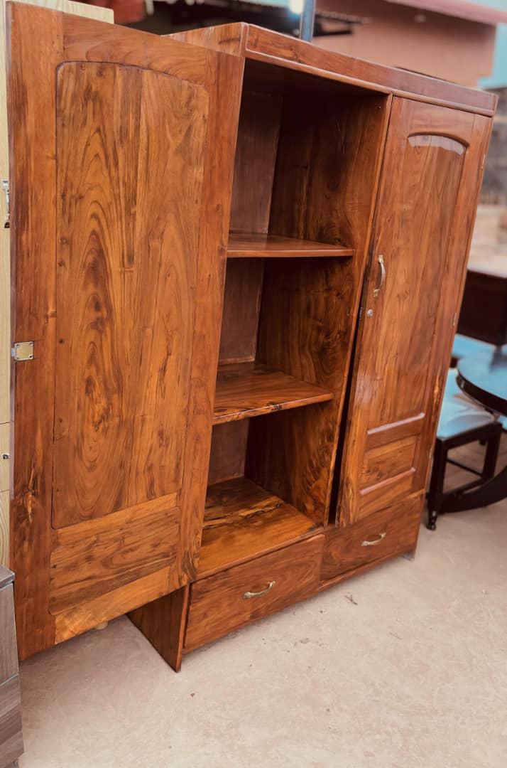 Wardrobe Solid Wood 2-Door