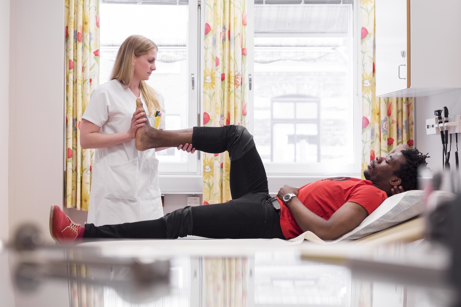 Professional physiotherapist providing expert treatment