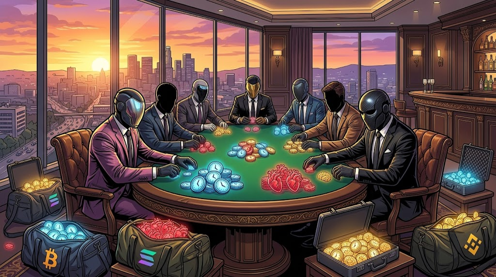 Crypto poker table