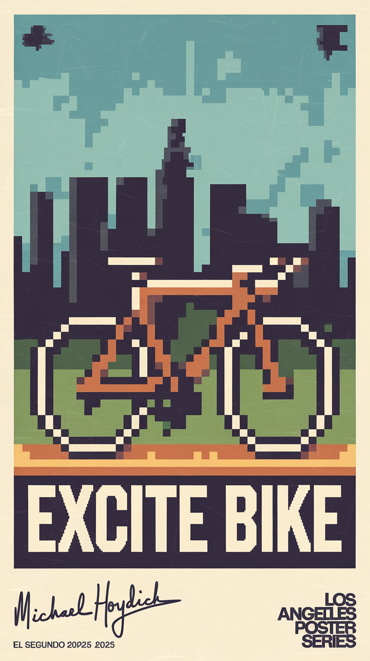 EXCITE BIKE poster