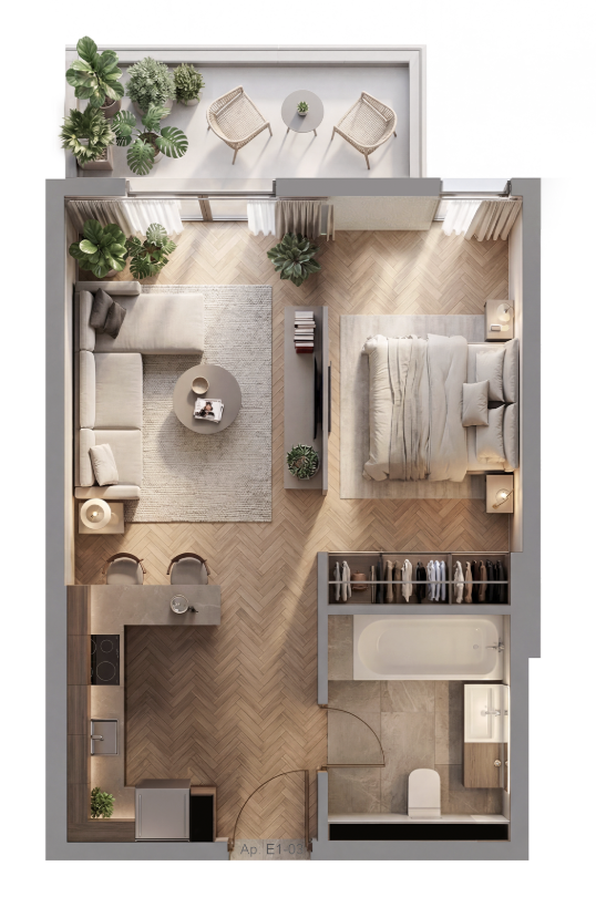 Studiouri floor plan