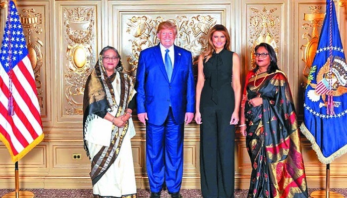 Formal diplomatic meeting with Saima Wazed