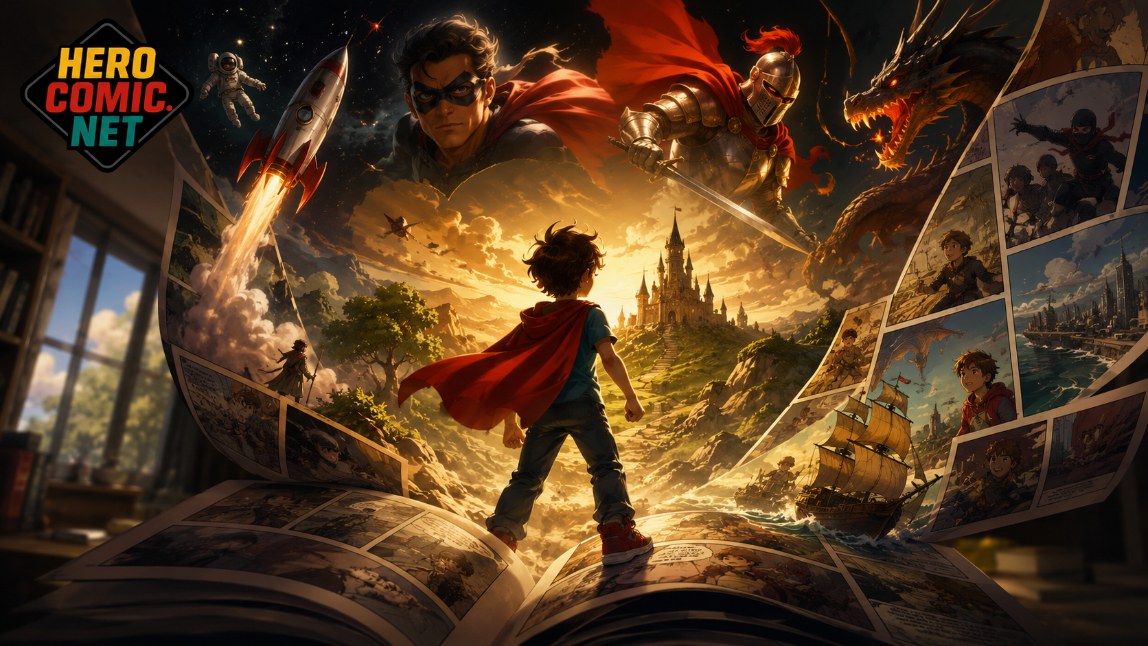 HeroComic: cómo la inteligencia artificial puede convertir la lectura en una aventura personalizada para cada niño