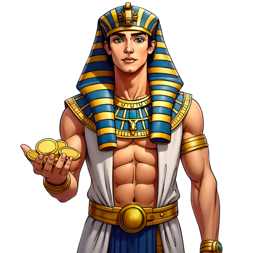 Egyptian Pharaoh Character