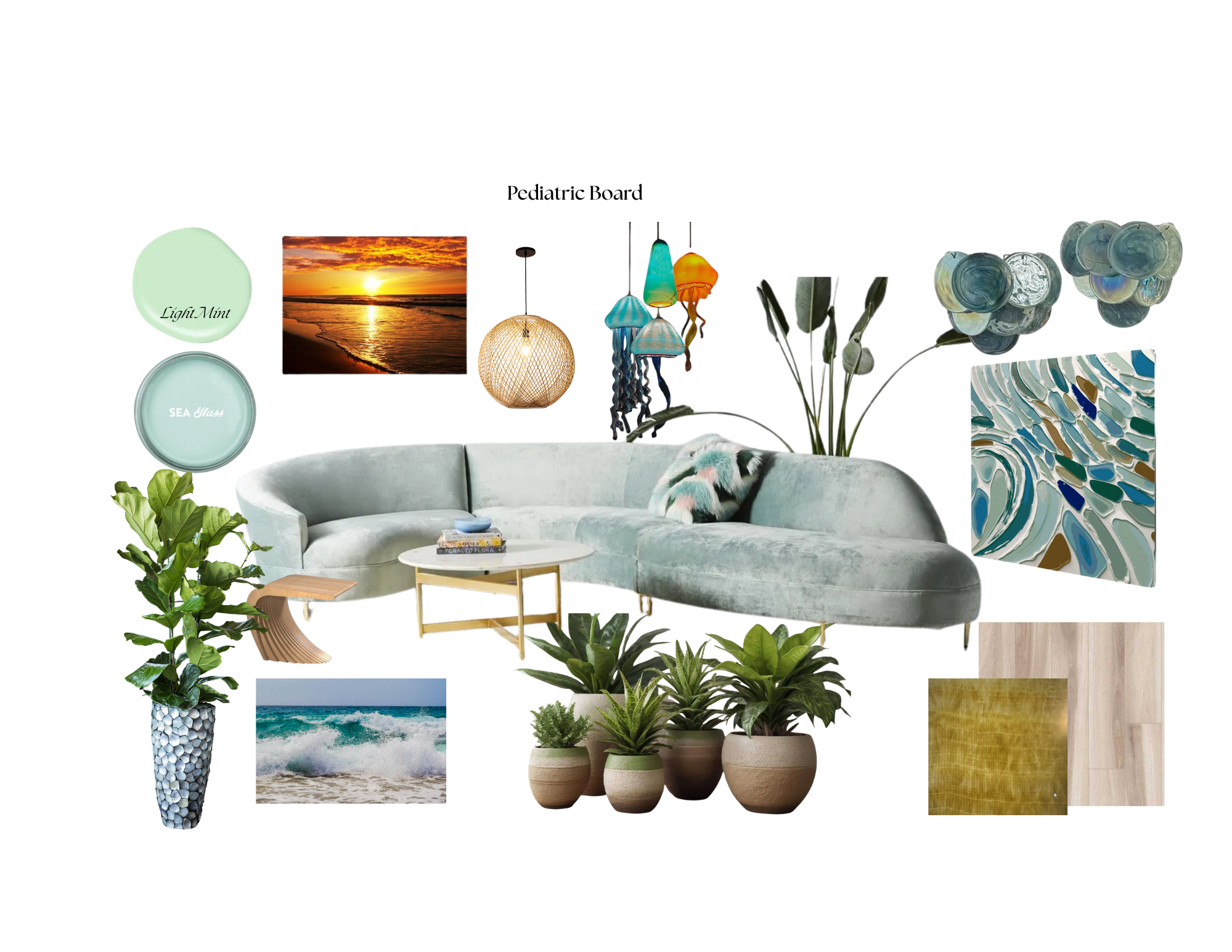 Pediatric Board - Nature-Inspired Mood Board