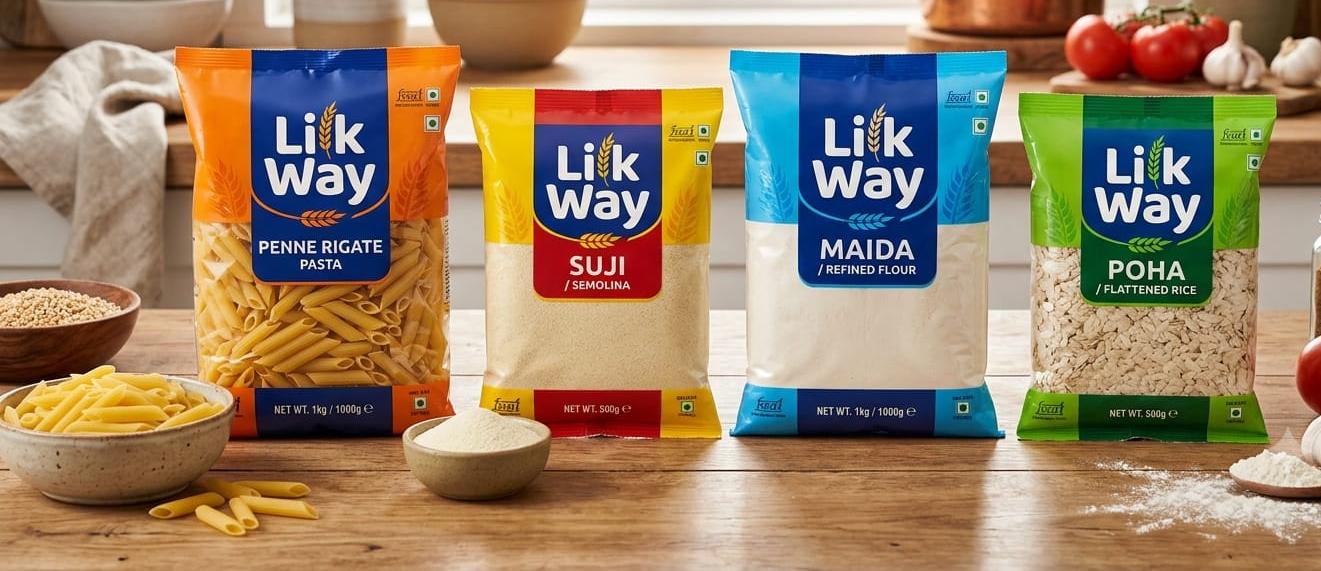 LINKWAY Food Products - Pasta, Suji, Maida, Poha