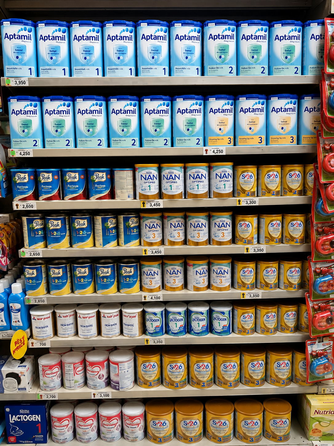 Retail shelf merchandizing