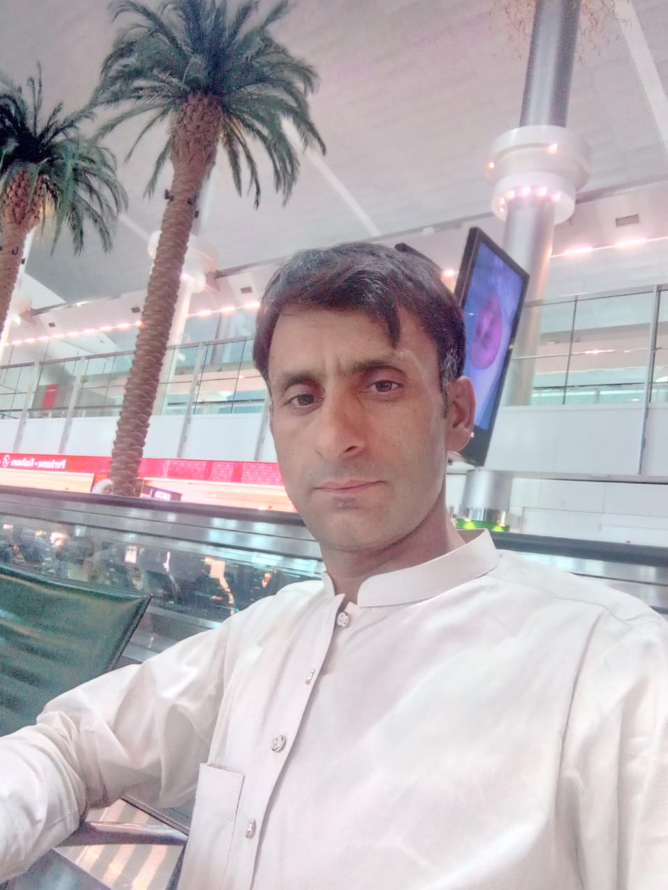 Abu Bakar at airport lounge