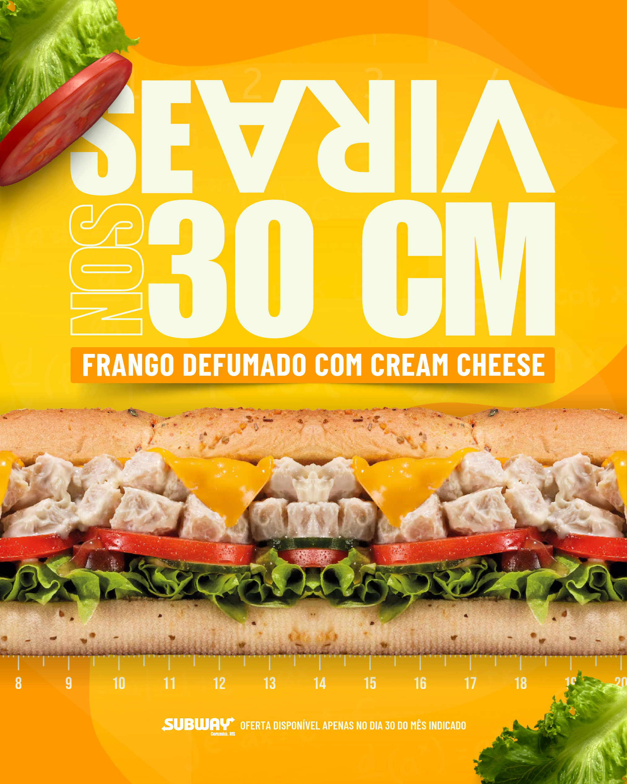 Subway - Promoção Dia 30