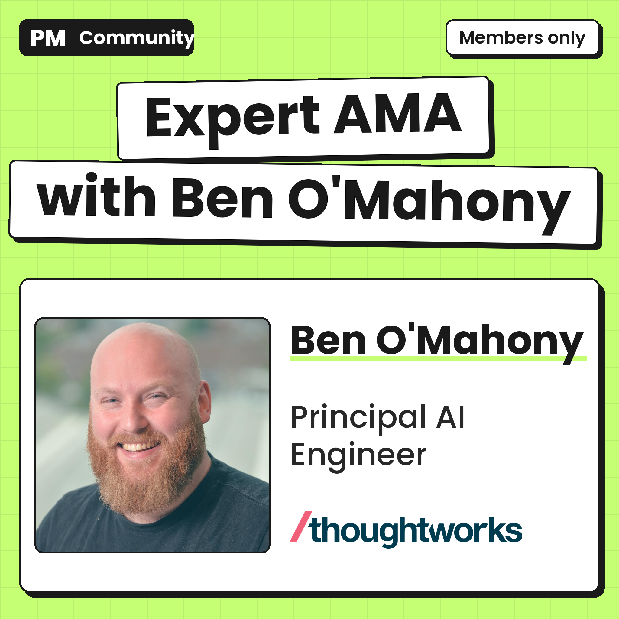 Expert AMA with Ben O'Mahony