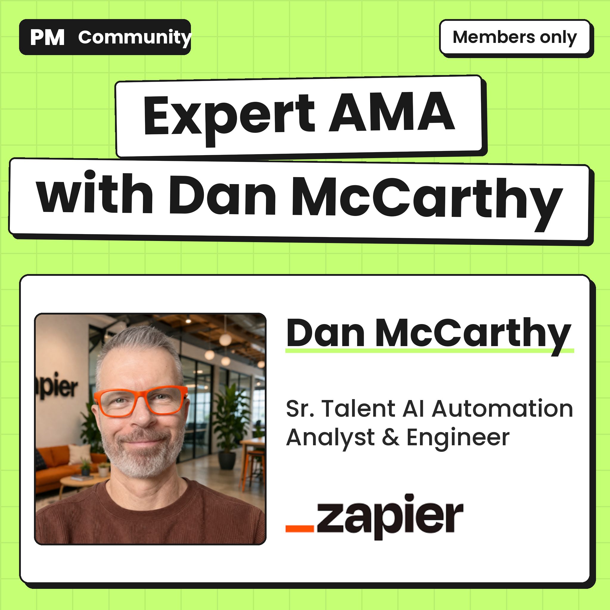 Expert AMA with Dan McCarthy