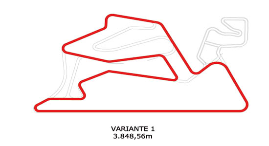 Circuito Monteblanco track layout