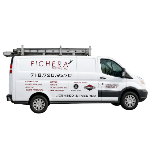 Fichera Electric service van - Licensed and Insured