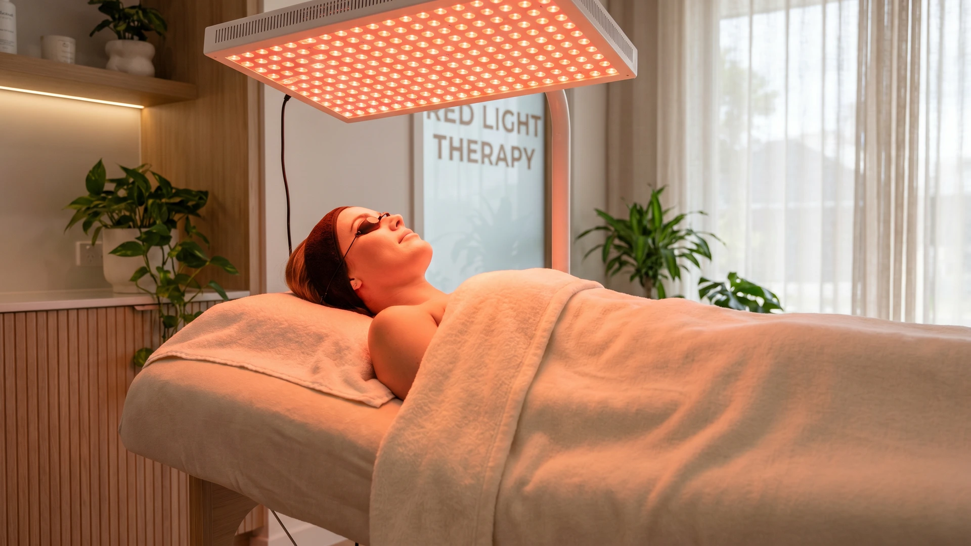 Red Light Therapy treatment session