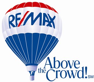 RE/MAX Above the Crowd hot air balloon logo