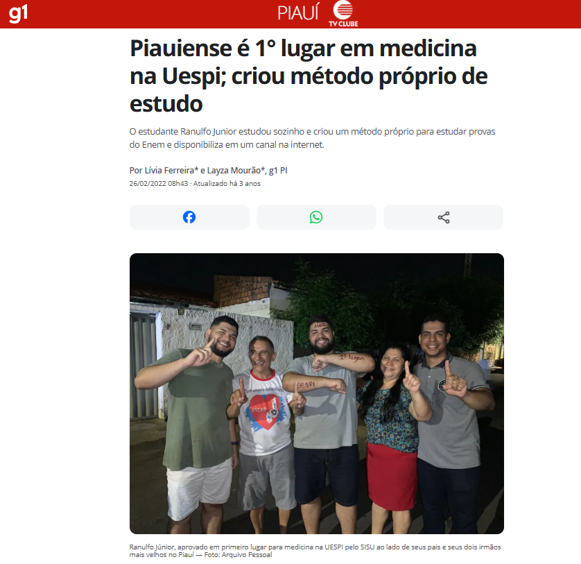 Ranulfo Júnior no G1