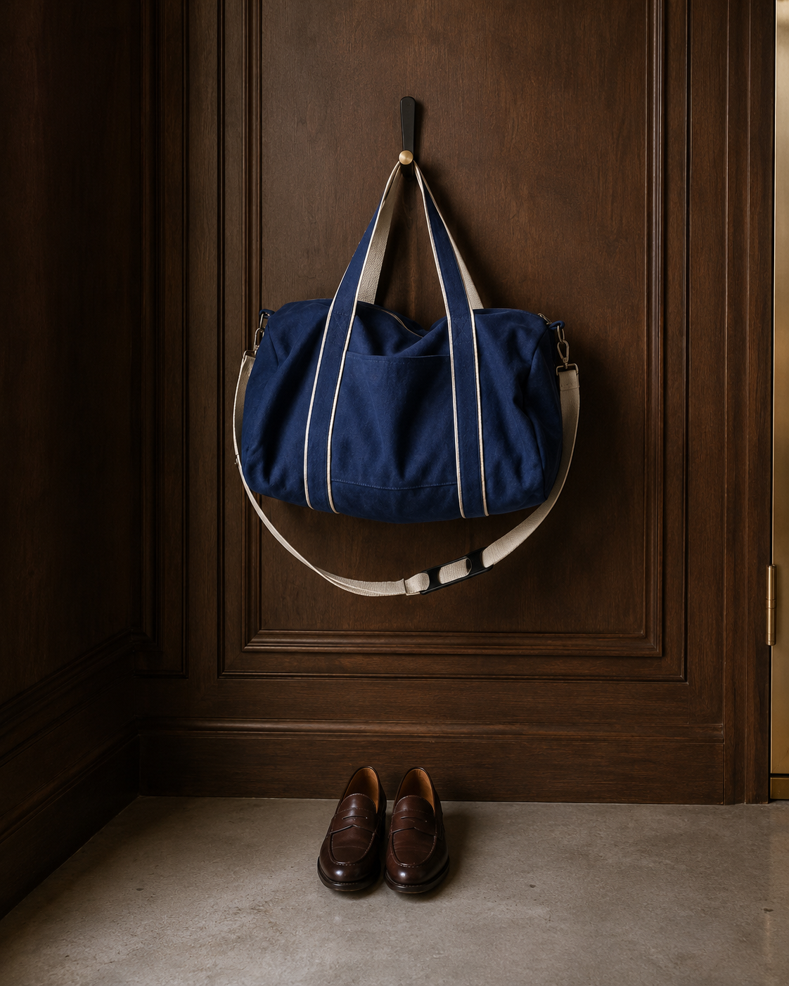 Duffel bag hanging