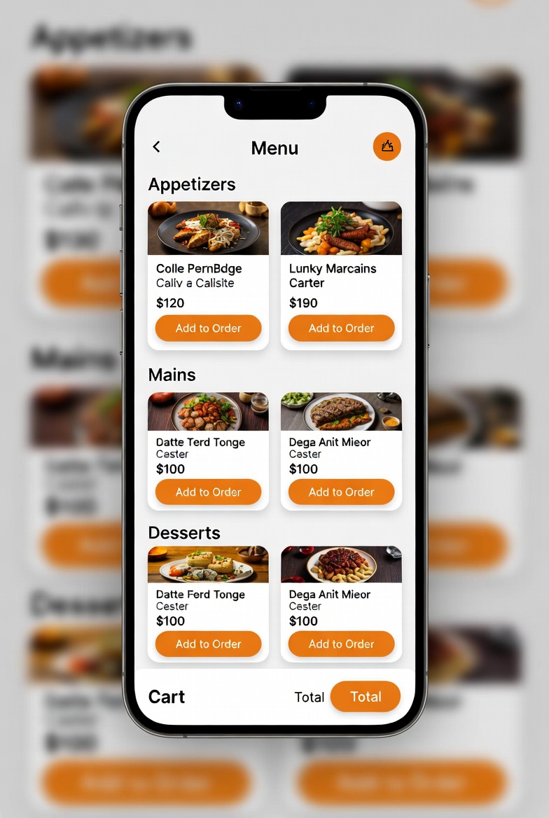 Restaurant Digital Menu - Food Ordering Interface