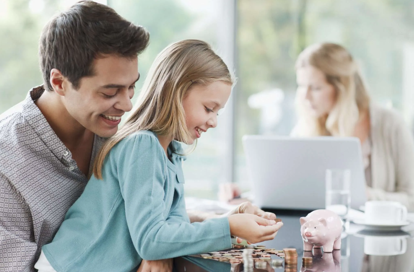 Couple planning financial security and risk management