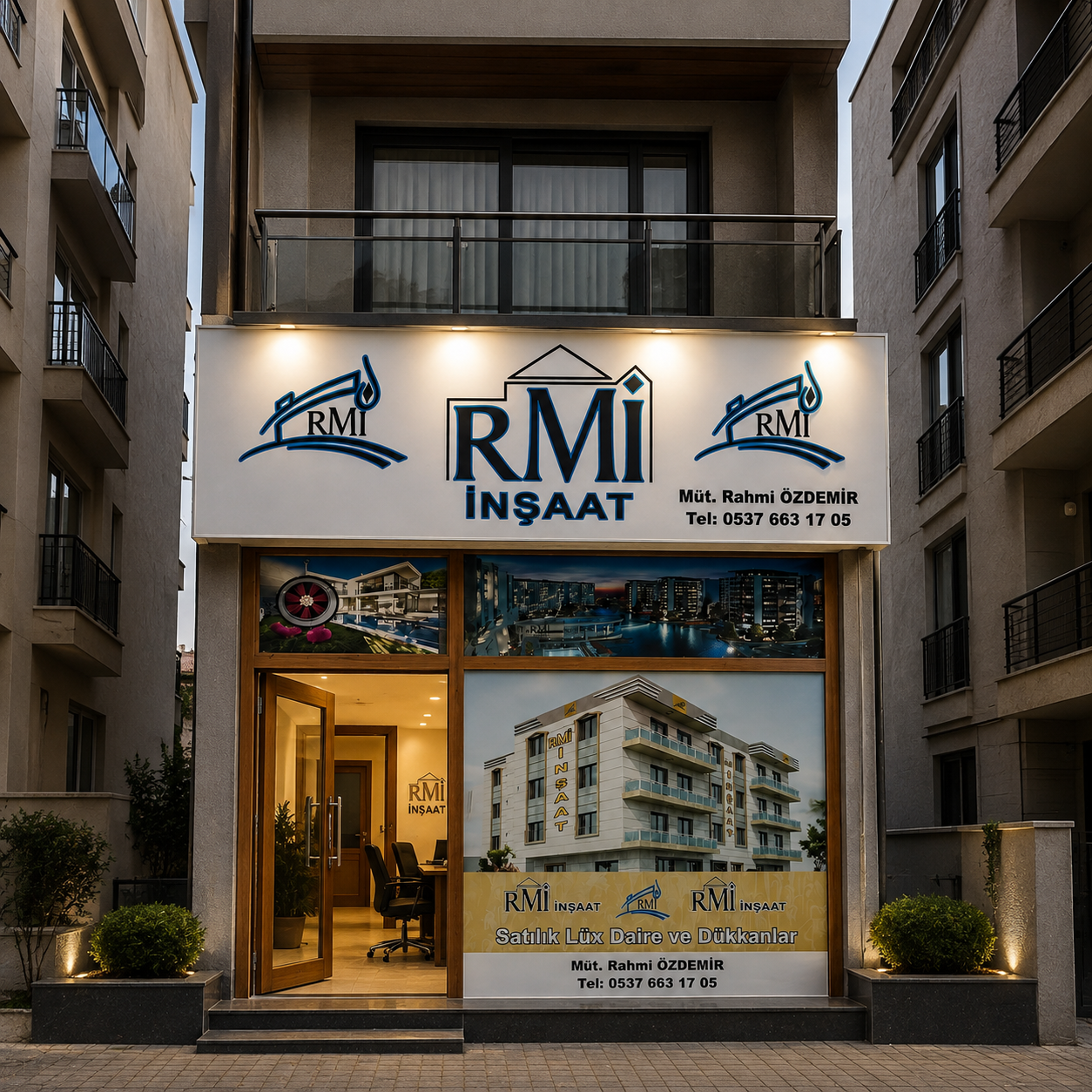 RMI İnşaat ofis ve ekip çalışması