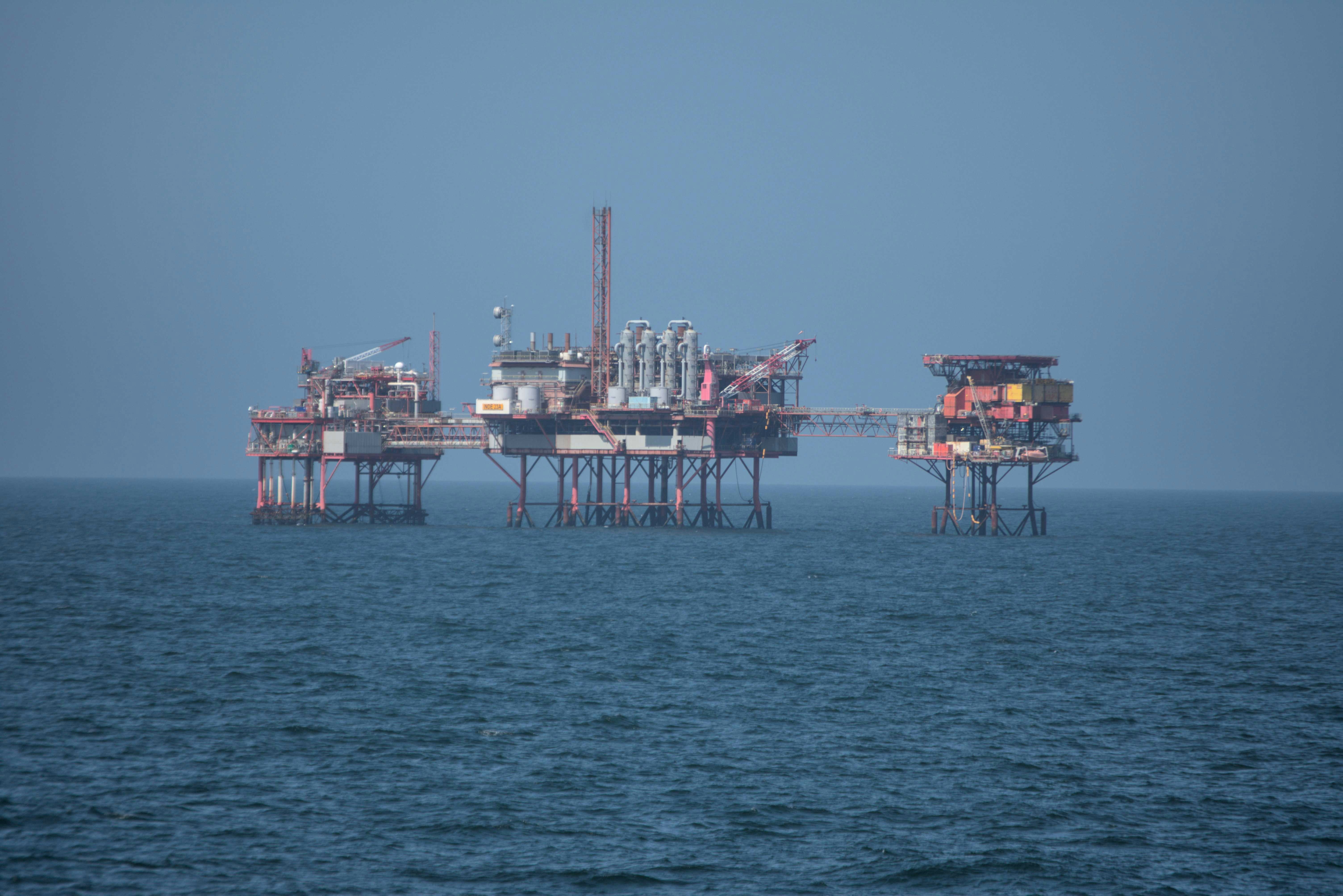 Offshore energy infrastructure in the North Sea
