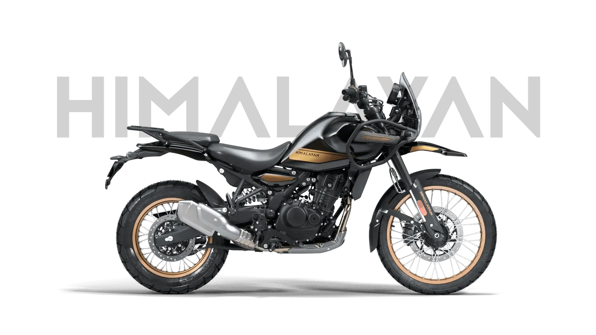 Royal Enfield Himalayan 450 motorcycle for rent, perfect for Himalayan terrain exploration. Affordable motorcycle rentals in Bagdogra for Himalayan adventures.