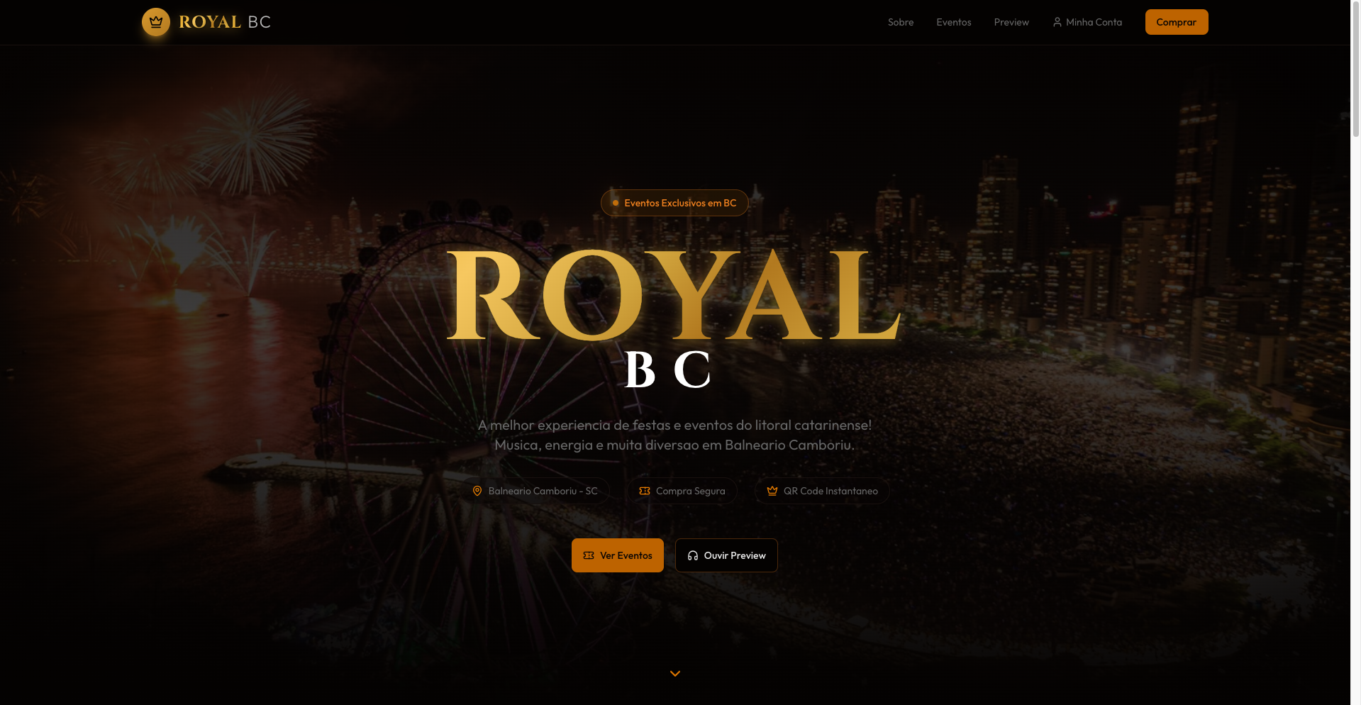 Capa do projeto Royal BC