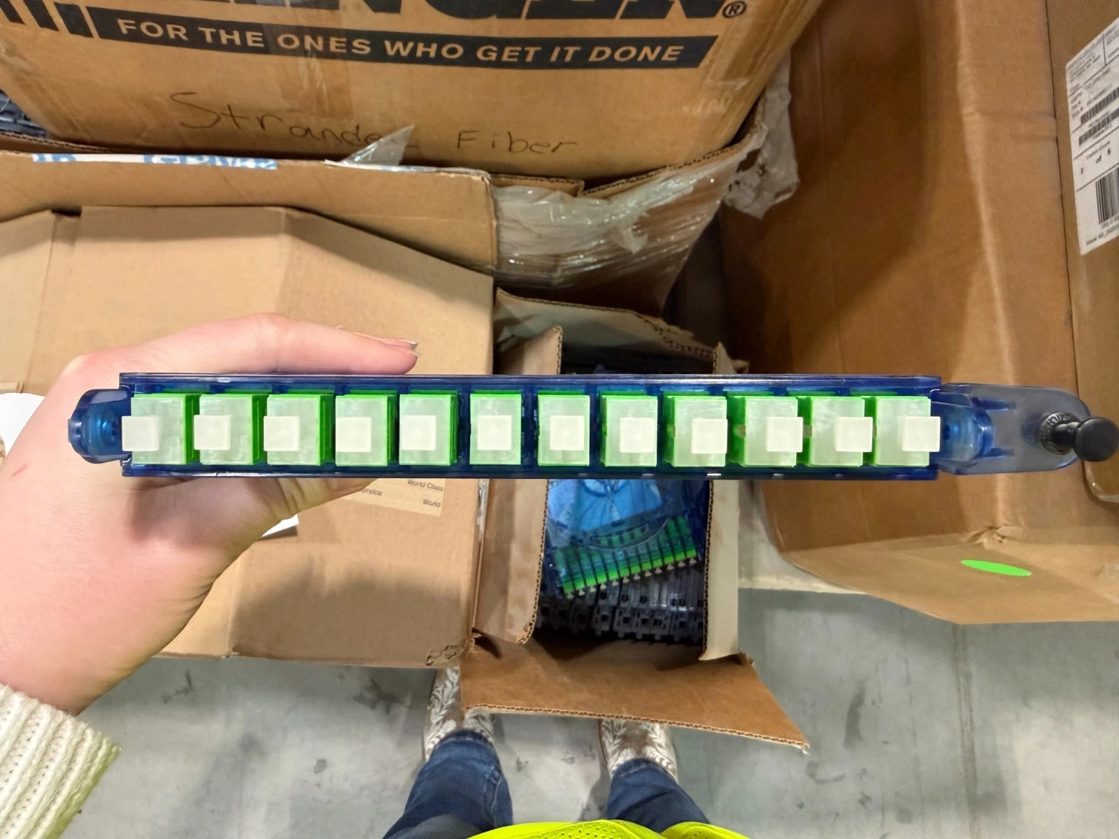 Clearfield Clearview Blue EMZ-012-C1F-SUB - 12-Fiber Cassette thumbnail 2