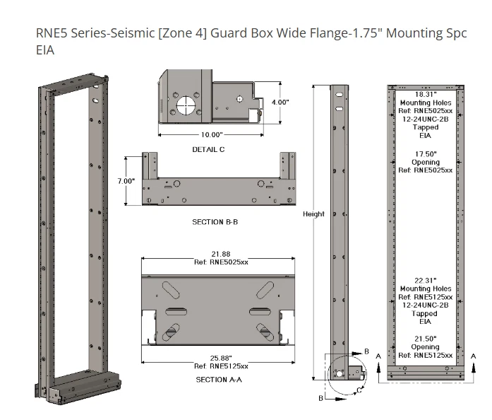Central Steel Fabricators RNE5125BL - Seismic Guard Box thumbnail 10