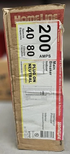 Square D (Schneider Electric) HOM4080M200PC - 200A Main Breaker Load Center thumbnail 7