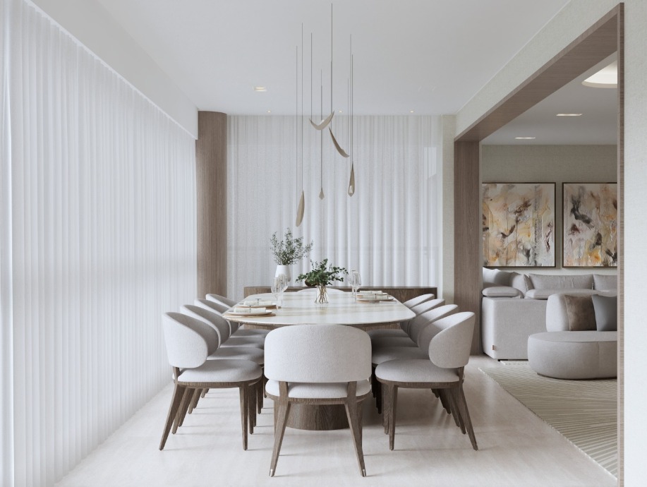 Sala de Jantar - Projeto Ilustrativo