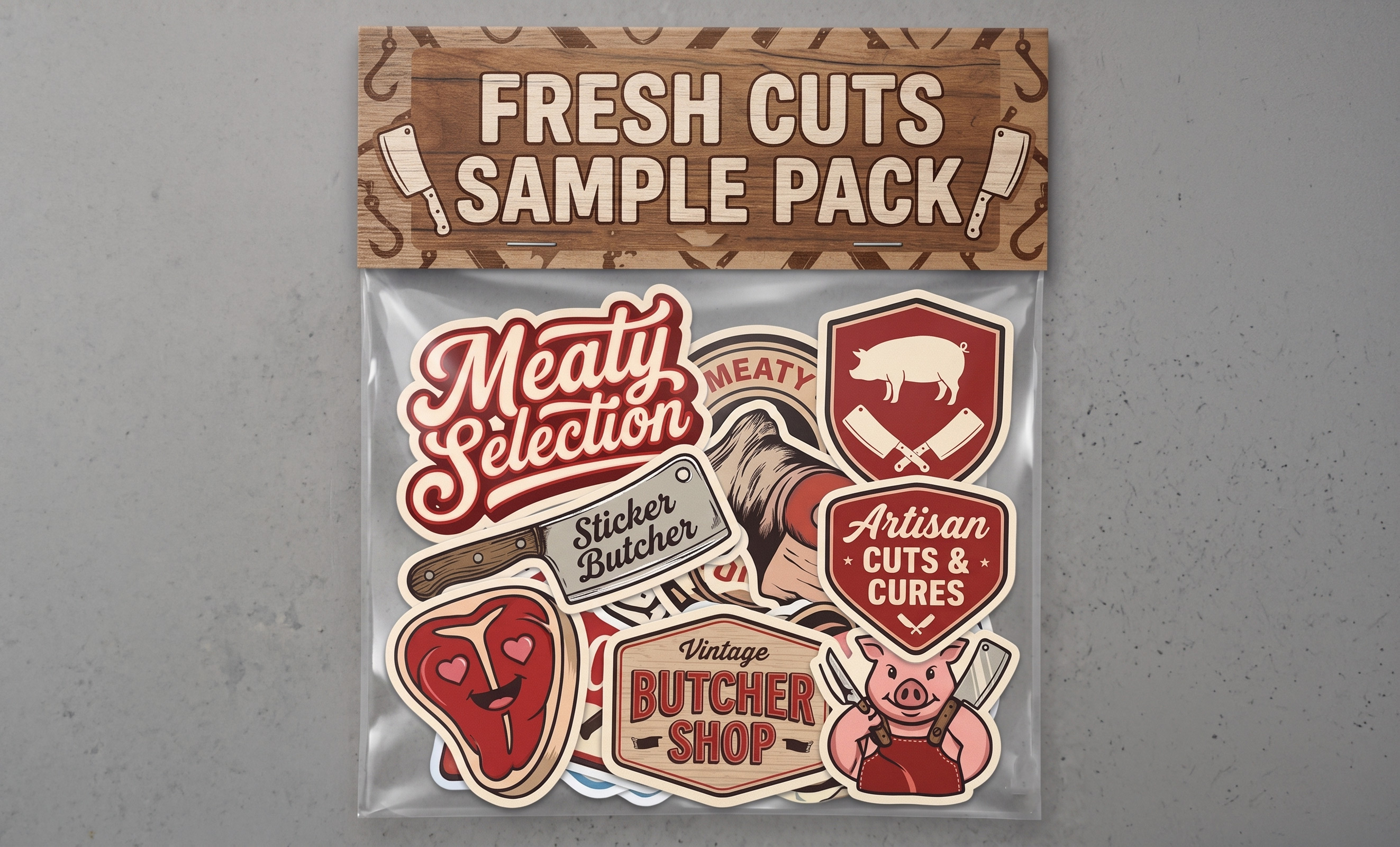 Sticker Butcher Sample Pack