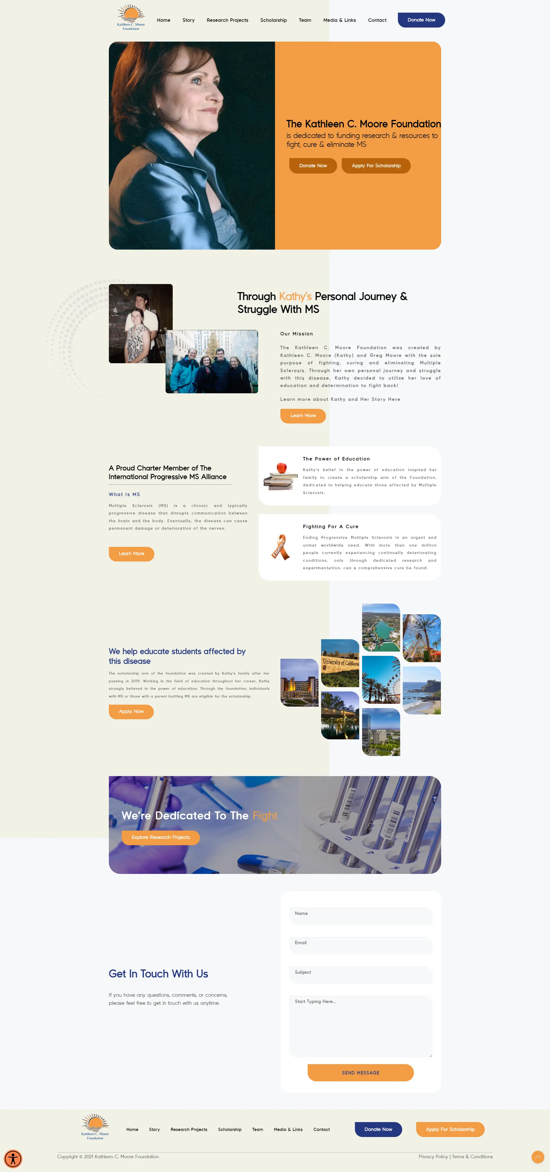 Kathleen C. Moore Foundation website