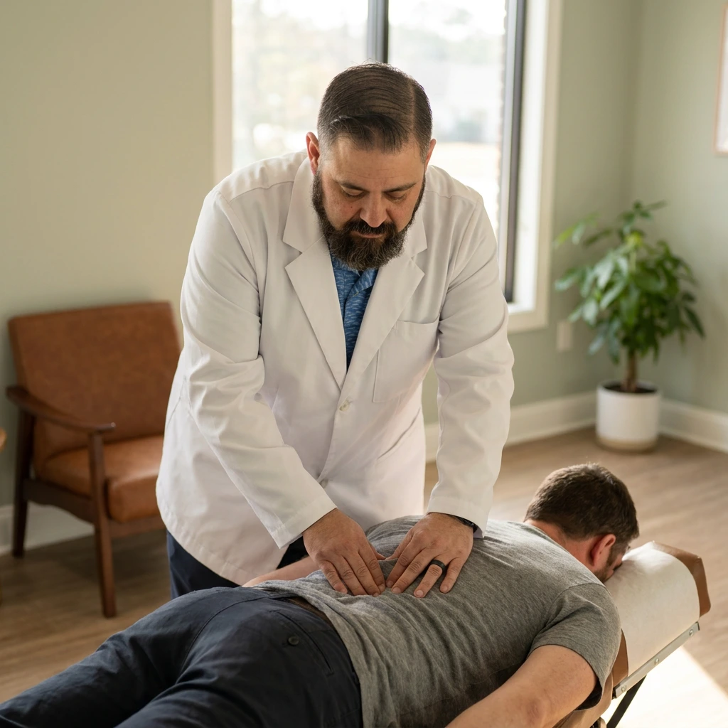 Spinal decompression treatment for herniated disc
