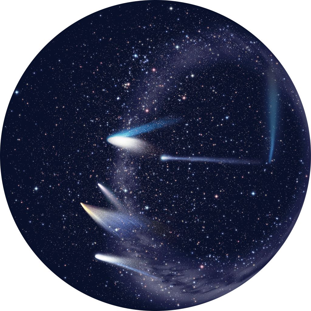Disco de proyección: Cometas
