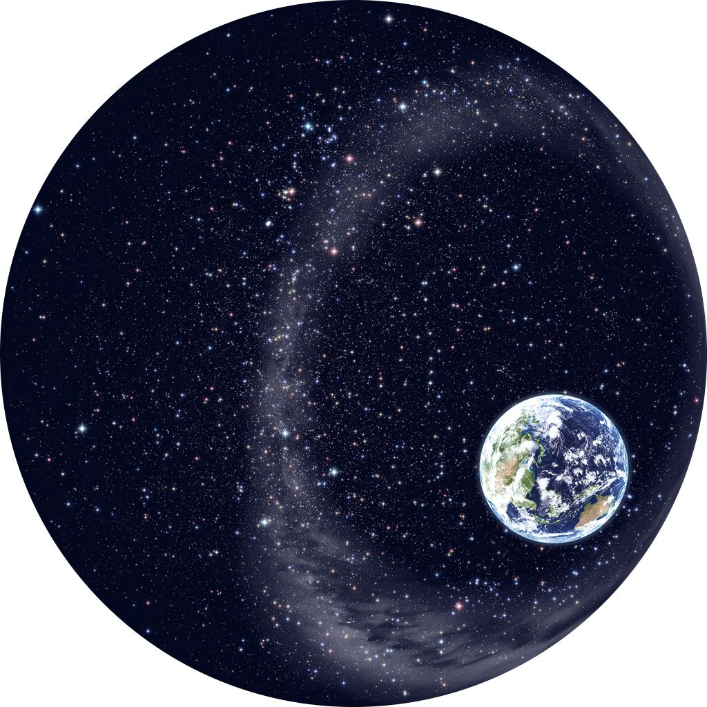 Disco de proyección: La Tierra desde el Espacio