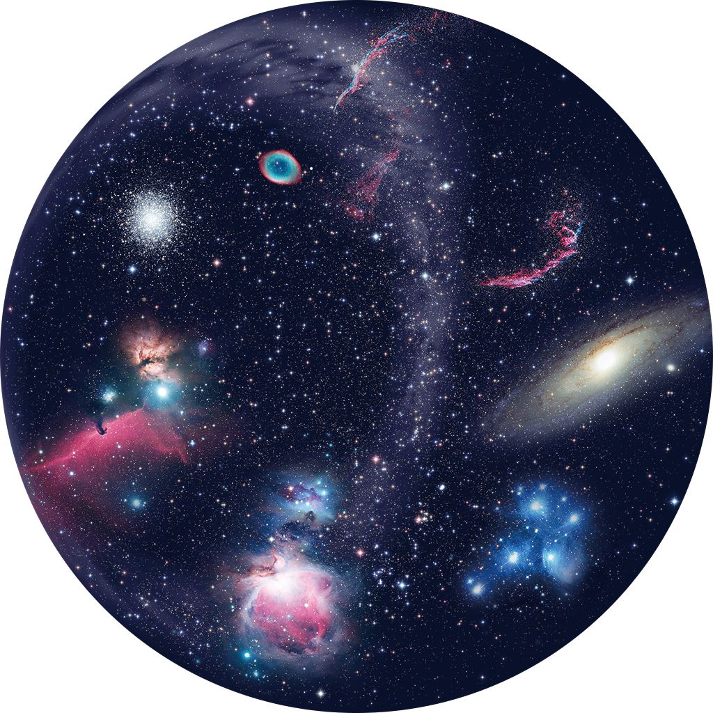 Disco de proyección: Galaxias y Nebulosas