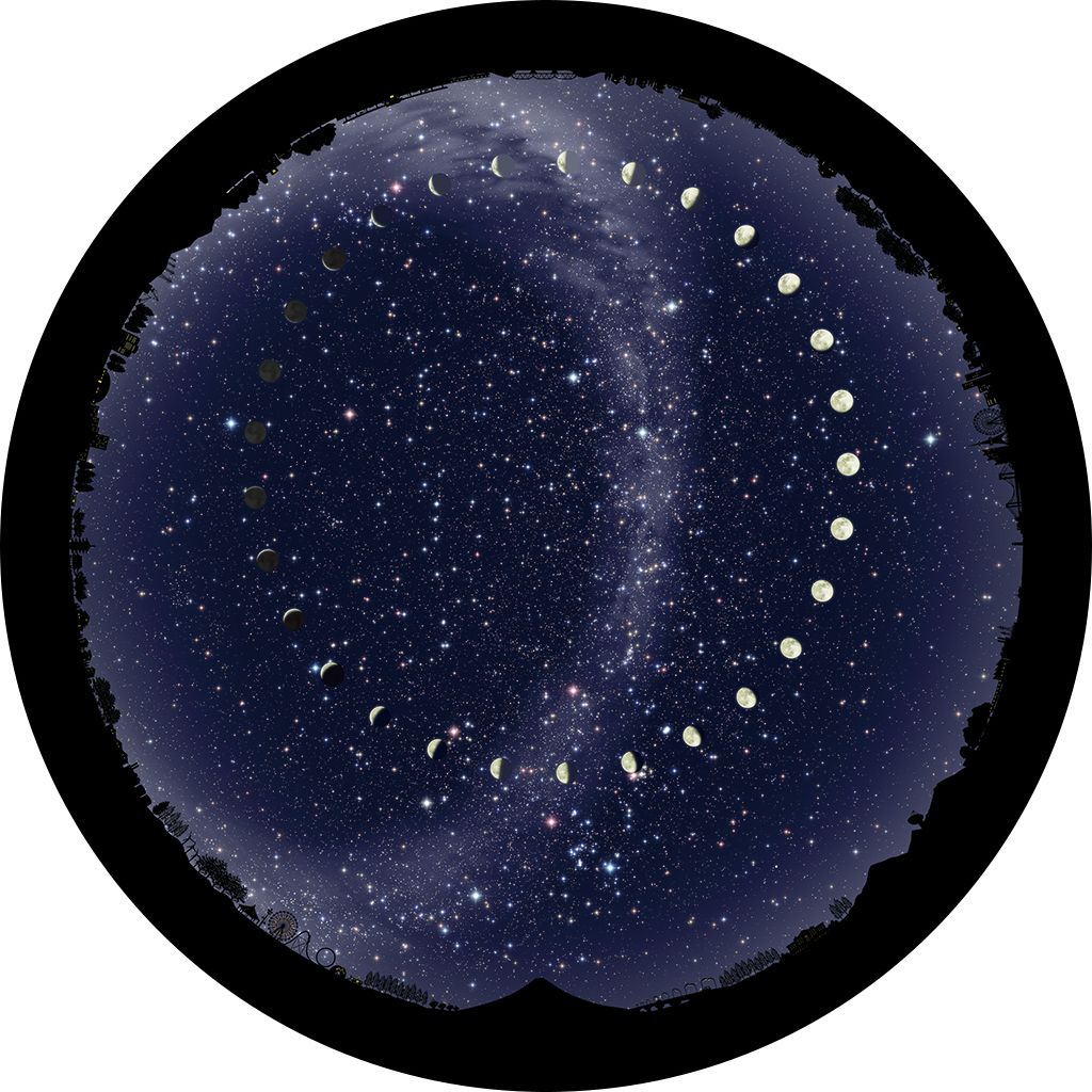 Disco de proyección: Fases de la Luna